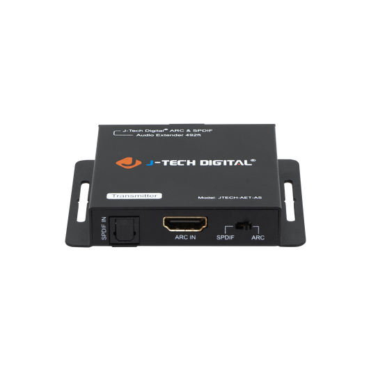 Audio Extender for HDMI-ARC or SPDIF Optical – Extends Audio up to 492ft via CAT5e/6, Supports DTS/Dolby Digital, CEC Pass-Through, USB Power for Easy Setup