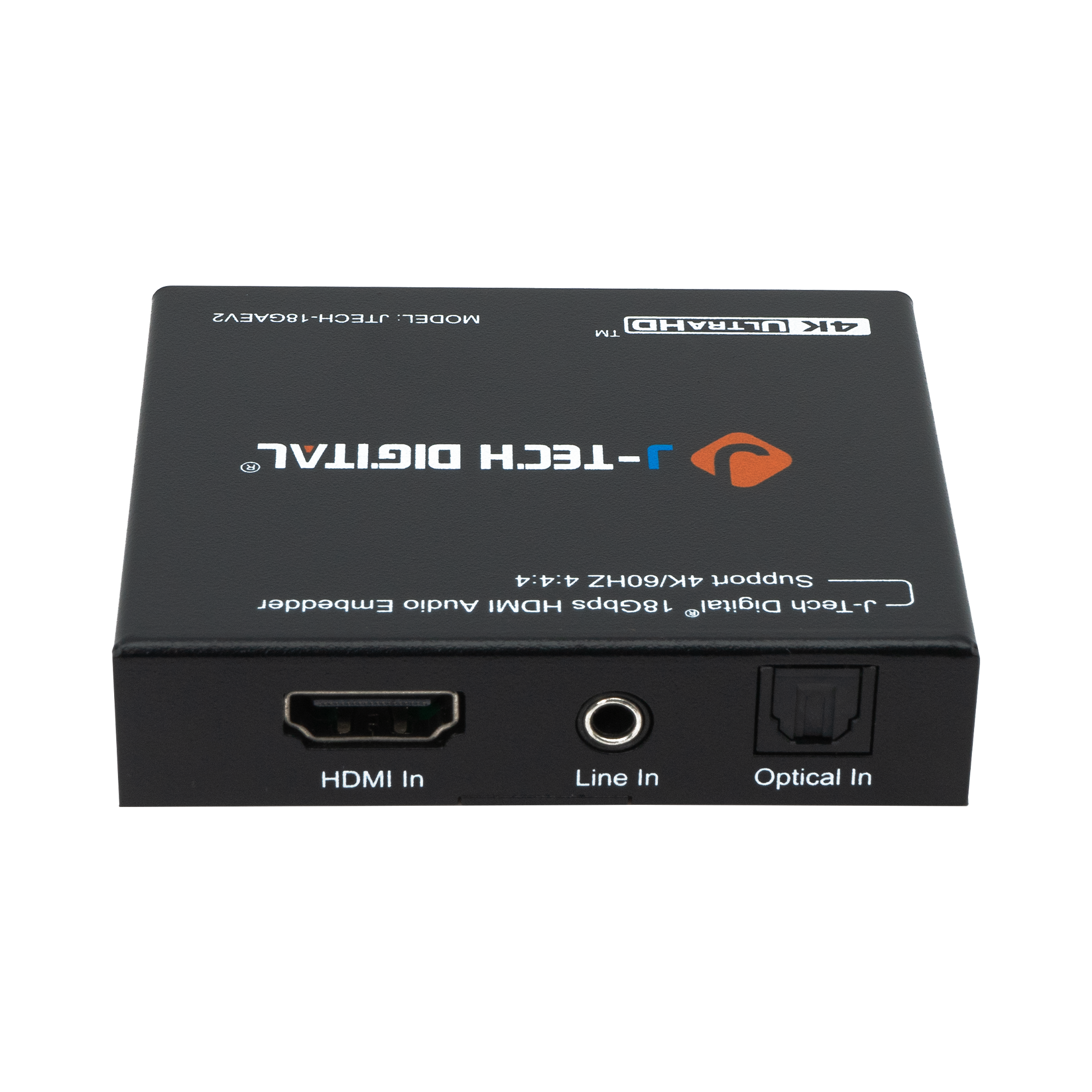 Audio embedder with 3.5mm analog input for HDMI displays