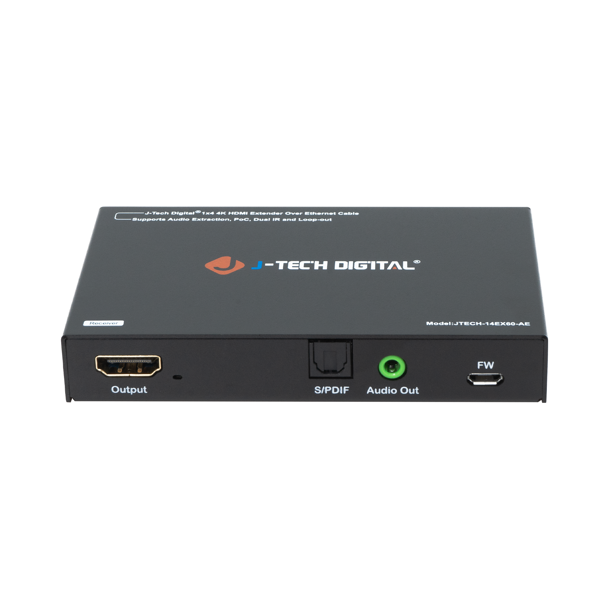 HDMI Extender Splitter with audio extraction and downscaling