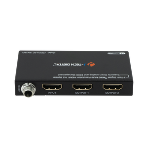 4K 60Hz 1x2 HDMI Splitter with 4K to 1080P Downscale | JTECH-SP12M18G