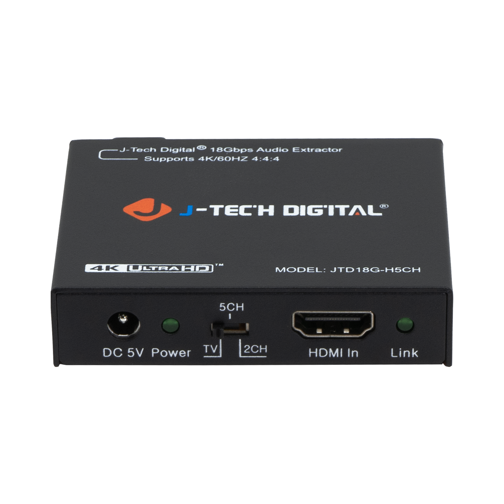 4K 60Hz HDMI audio extractor with Optical and 3.5mm outputs