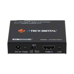 4K 60Hz HDMI Audio Extractor with Optical & 3.5mm Outputs