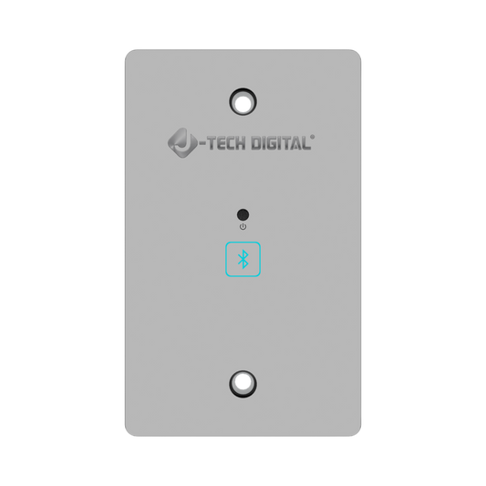jtd-3321 Single-gang Bluetooth to Dante Converter Wall Plate front view