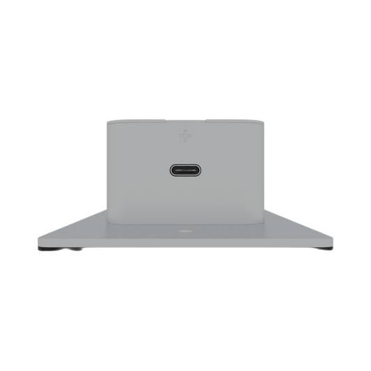 Single-gang Bluetooth to Dante Converter Wall Plate showing usb-c firmware update port