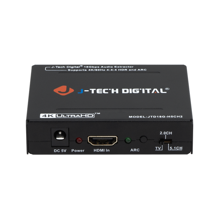 Video Extractor Module 4K 60Hz HDMI Audio Extractor with Optical & 3.5mm Out | JTD18G-H5CH