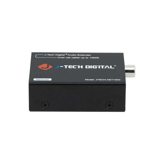Reliable Digital Audio Extender – Extends Audio Over Cat5e/6 Up to 900ft, Supports Dolby Digital & DTS 5.1, Simultaneous Outputs, PoC
