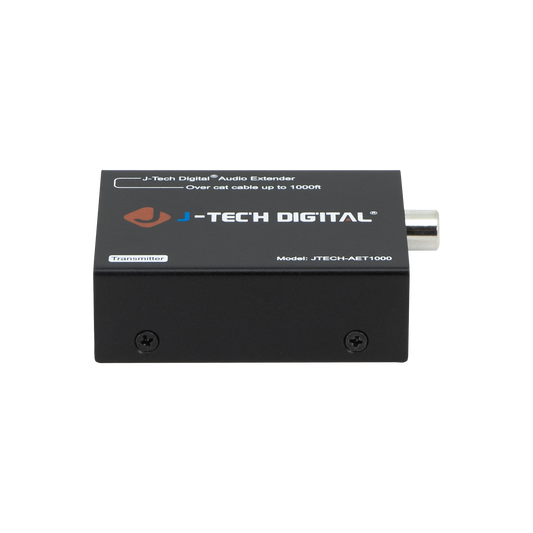 Digital Audio Extender for Optical & Coaxial Signals – Extends Up to 900ft Over Cat5e/6, Supports Dolby Digital & DTS 5.1, Simultaneous Outputs, PoC