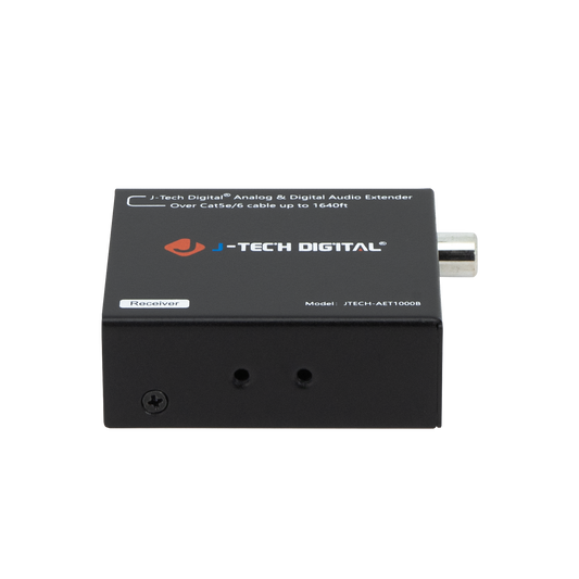 High-Performance Audio Extender – Extends Optical, Coaxial & Analog Signals Up to 1640ft Over Cat5e/6, Power Over Cable (PoC) for Hassle-Free Setup