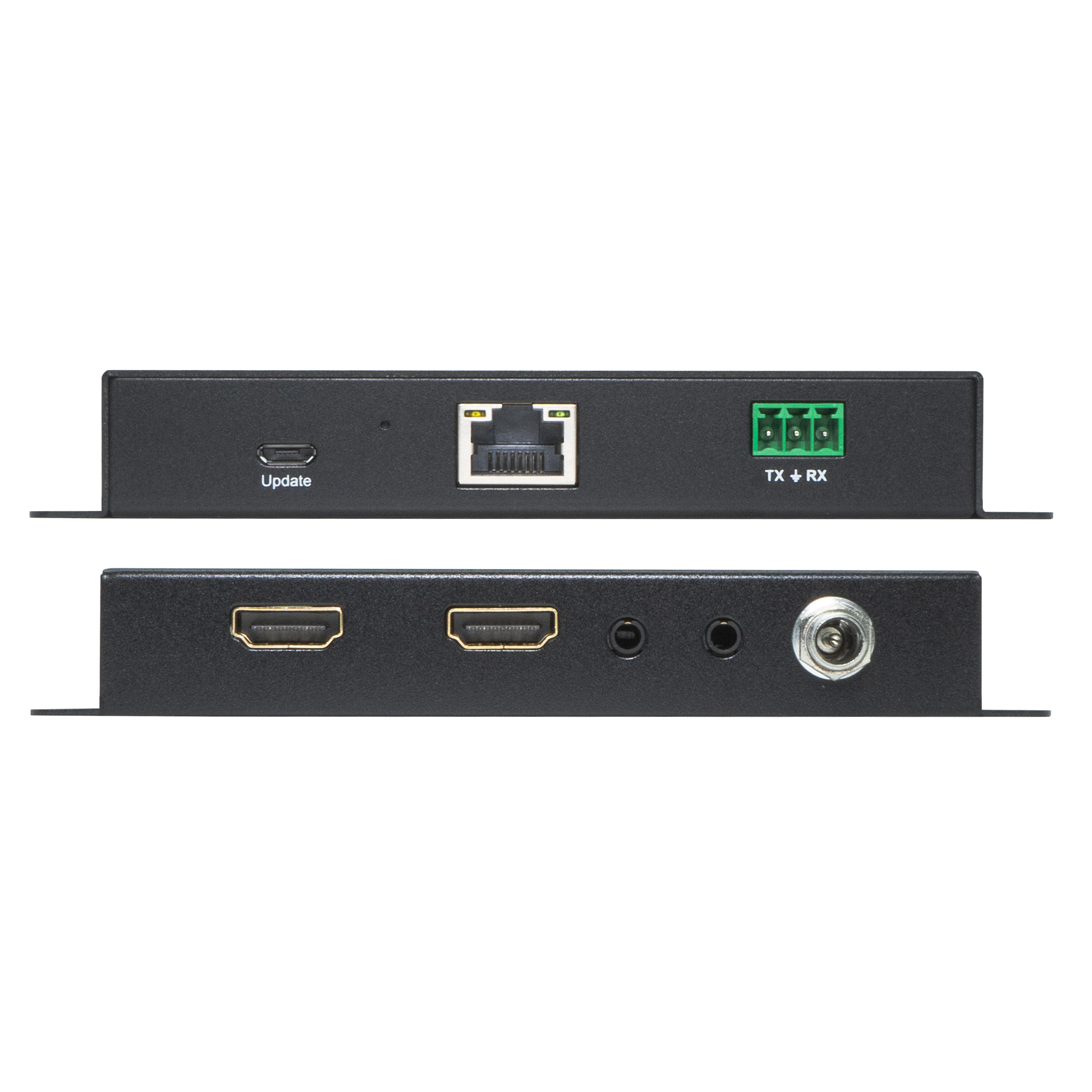 8 HDMI inputs and 16 outputs with audio extraction in HDMI matrix extender.