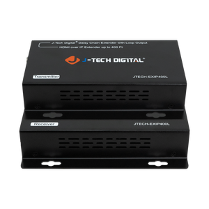 1080P 60Hz HDMI Extender Balun Over Ethernet (400ft.) | JTECH-EXIP400L