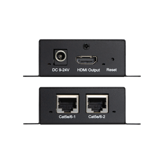 Easy-to-install HDMI extender balun with plug and play setup