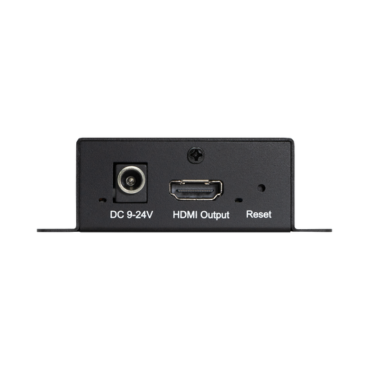 Plug and play HDMI balun receiver for long-distance signal extension