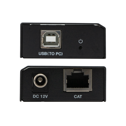 USB Extender with Power Over Cable for Clean Installation