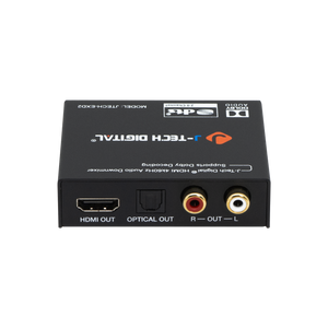 4K HDMI Audio Extractor and Converter with Audio Downmix | JTECH-EXD2