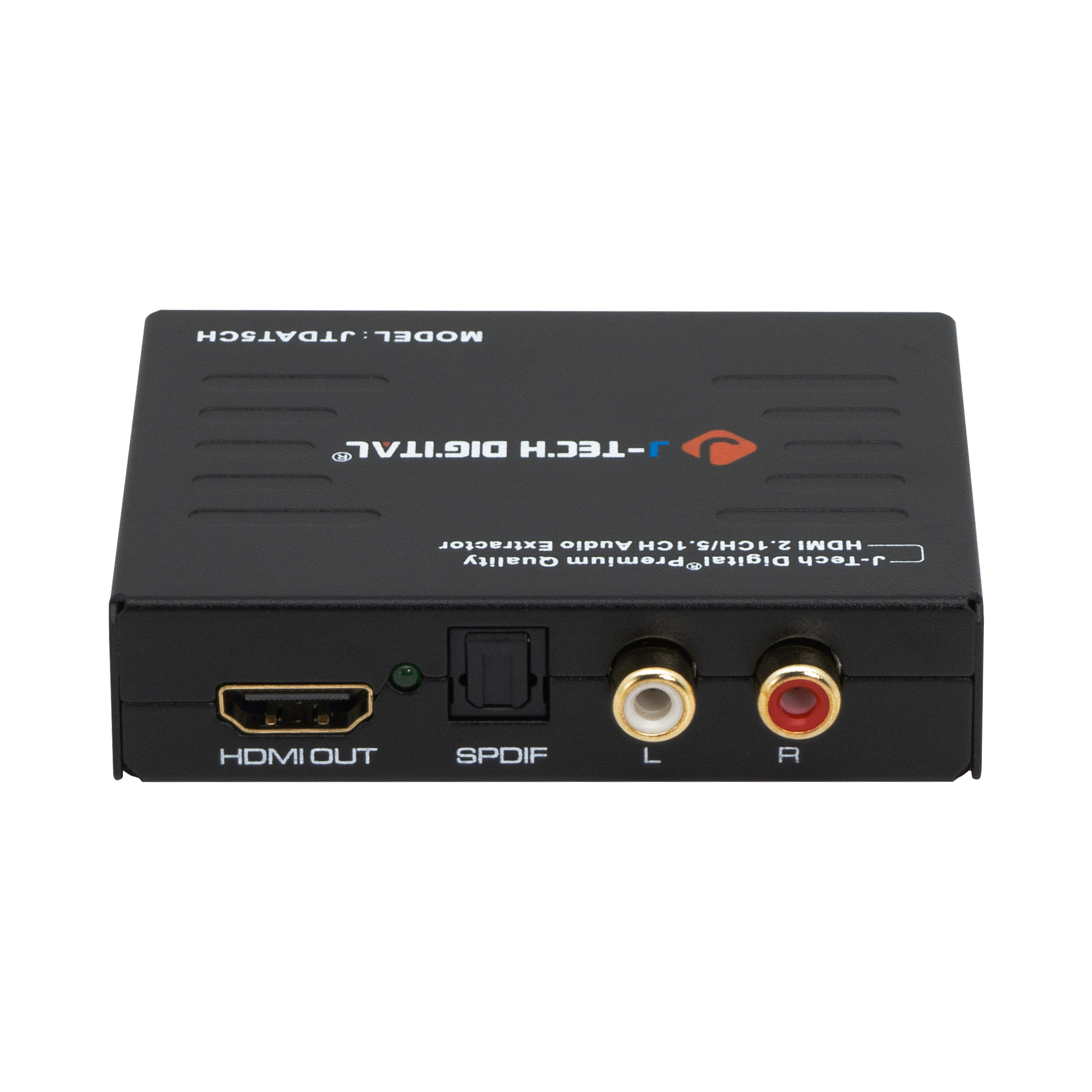 HDMI audio extractor with RCA L/R output ports