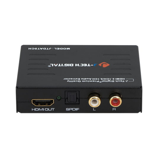 HDMI audio extractor with RCA L/R output ports