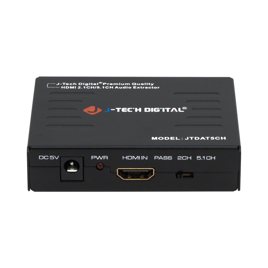 4K 60Hz HDMI Audio Extractor with Optical & 3.5mm Out | JTD18G-H5CH