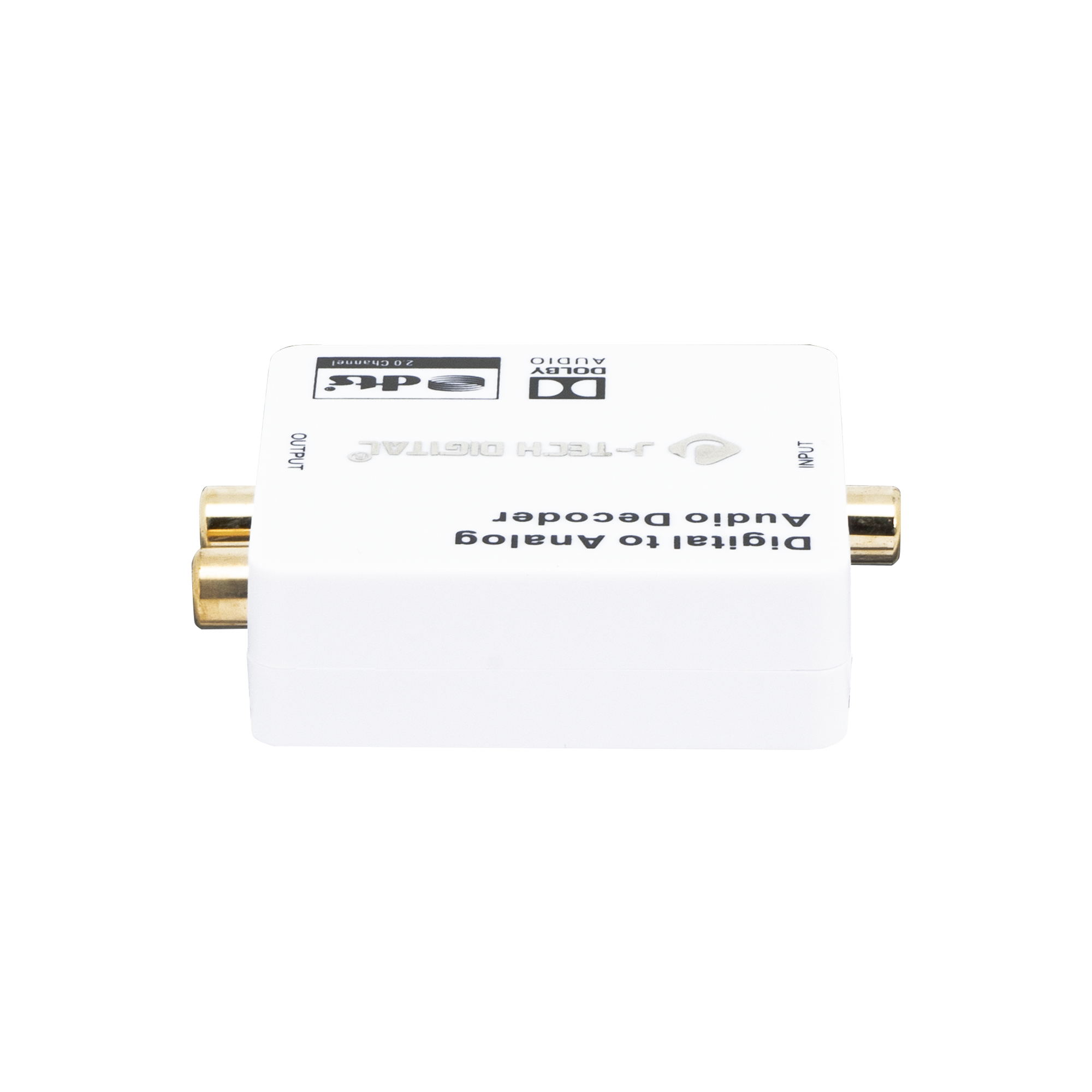 High-Quality Digital to Analog Converter – Optical & Coaxial Input to RCA & Aux Output, Dolby 5.1 Downmixing for Home Audio Systems.