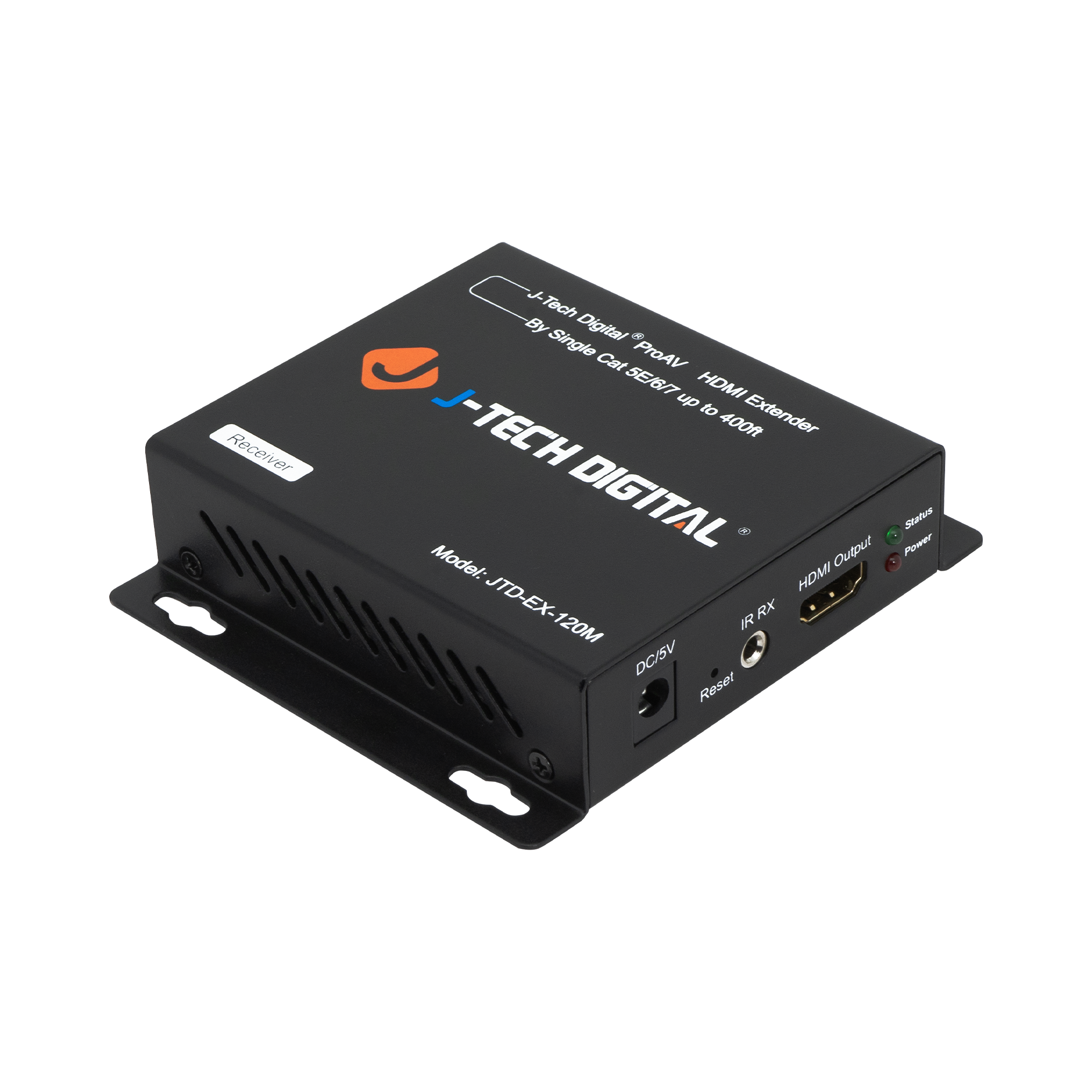 Reliable HDMI Extender Balun – Extends HDMI Signal Up to 394ft Over Ethernet, Lossless Quality with Motion JPEG 2000, IR Pass-Through, Flexible Setup