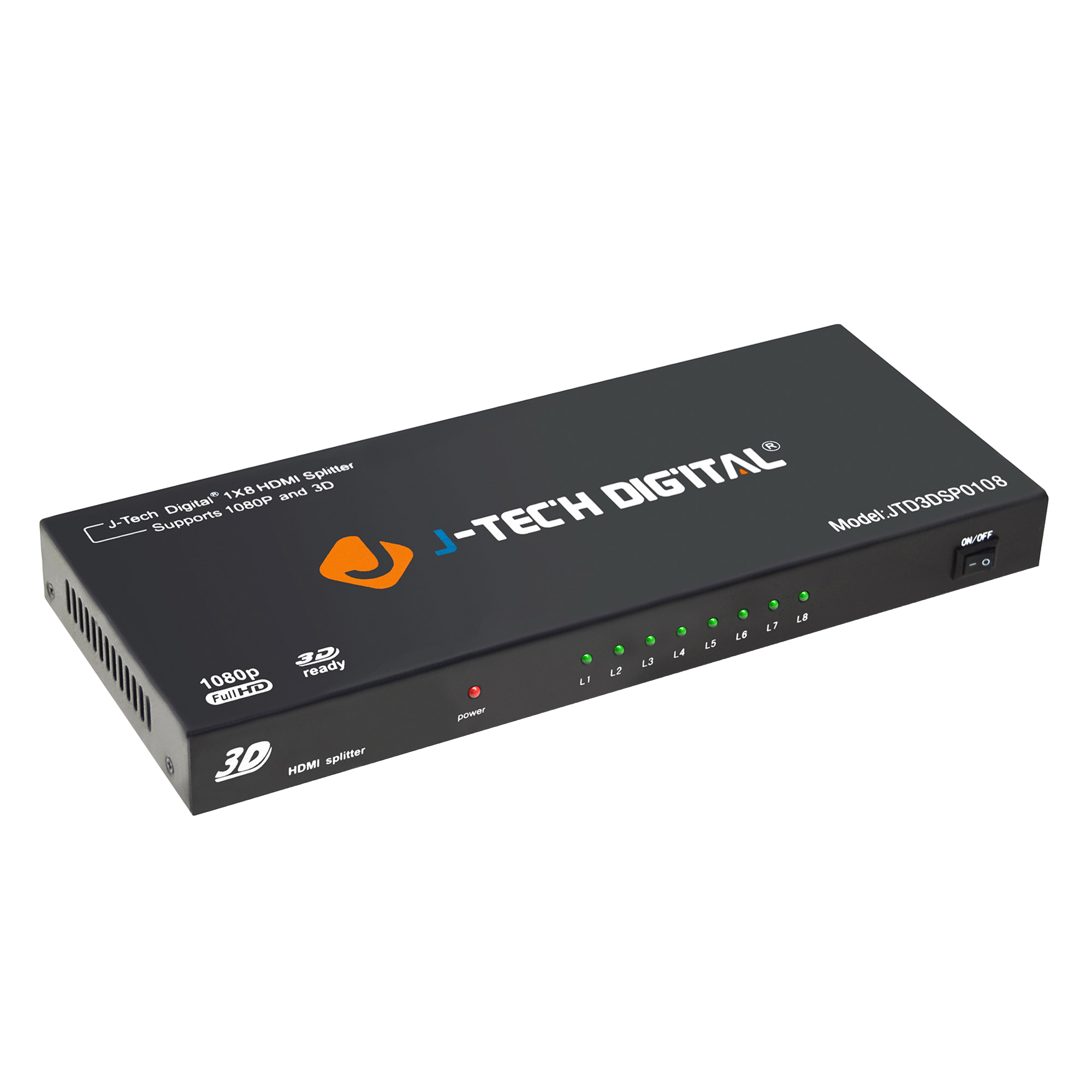 1x8 HDMI splitter for 8 displays