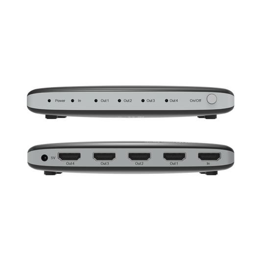 4K HDMI Splitter with Dolby TrueHD and DTS-HD Audio Support