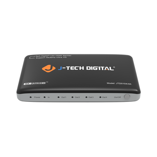 1x4 HDMI Splitter for 4K 30Hz UHD Signal Distribution