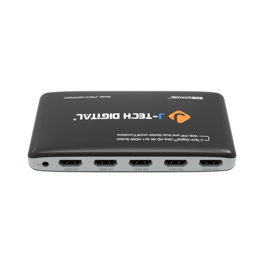 High-Performance 4x1 HDMI Switch – Supports up to 4K 30Hz resolution, auto-switching and PiP functionality for seamless device management and easy control.