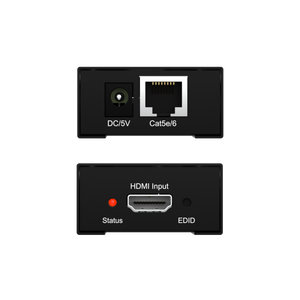 TEC HTLBT-200 ブラック 0.1 1080P 60Hz HDMI Extender Balun Over Ethernet (200ft.)