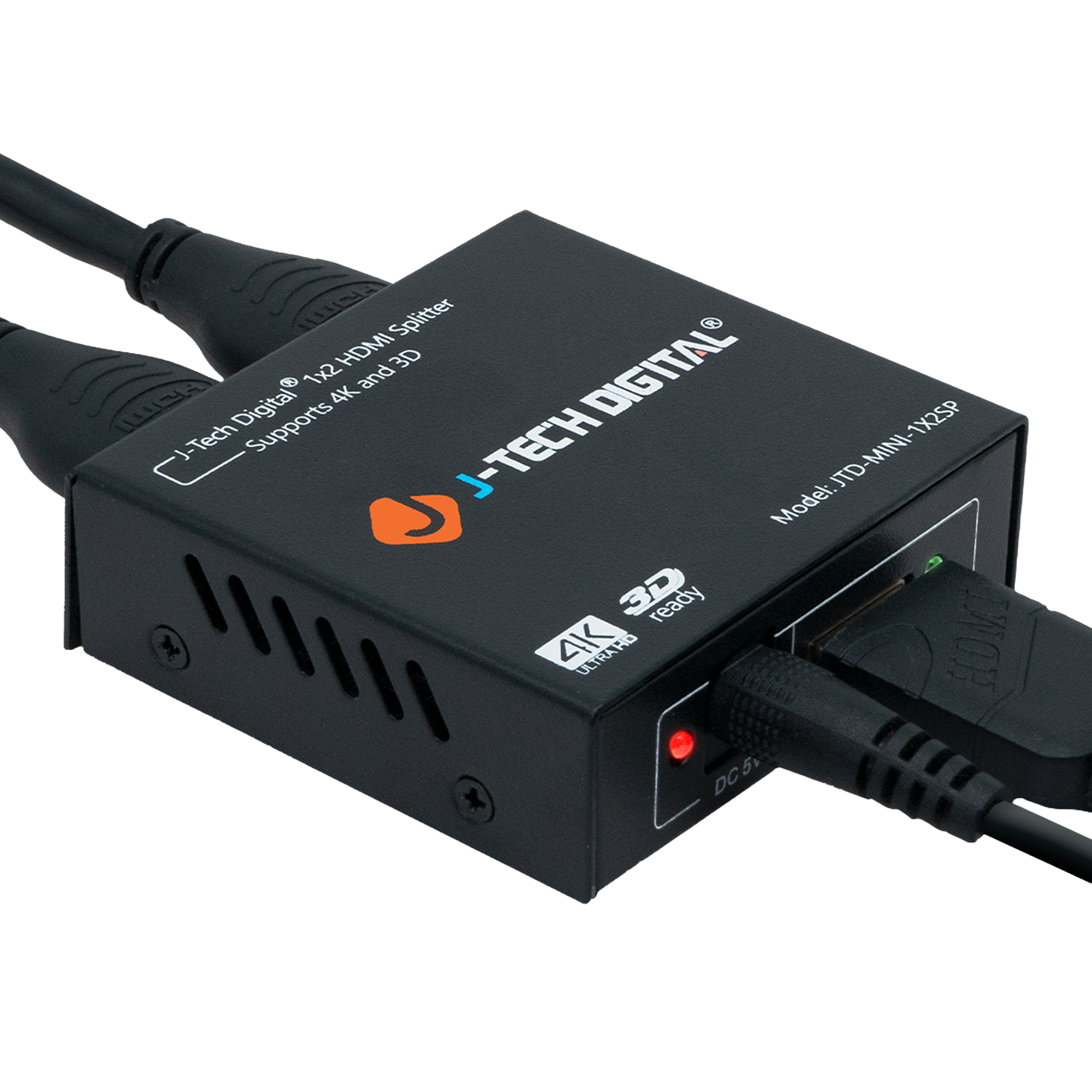 4K 60Hz 1x2 HDMI Splitter with Dolby TrueHD