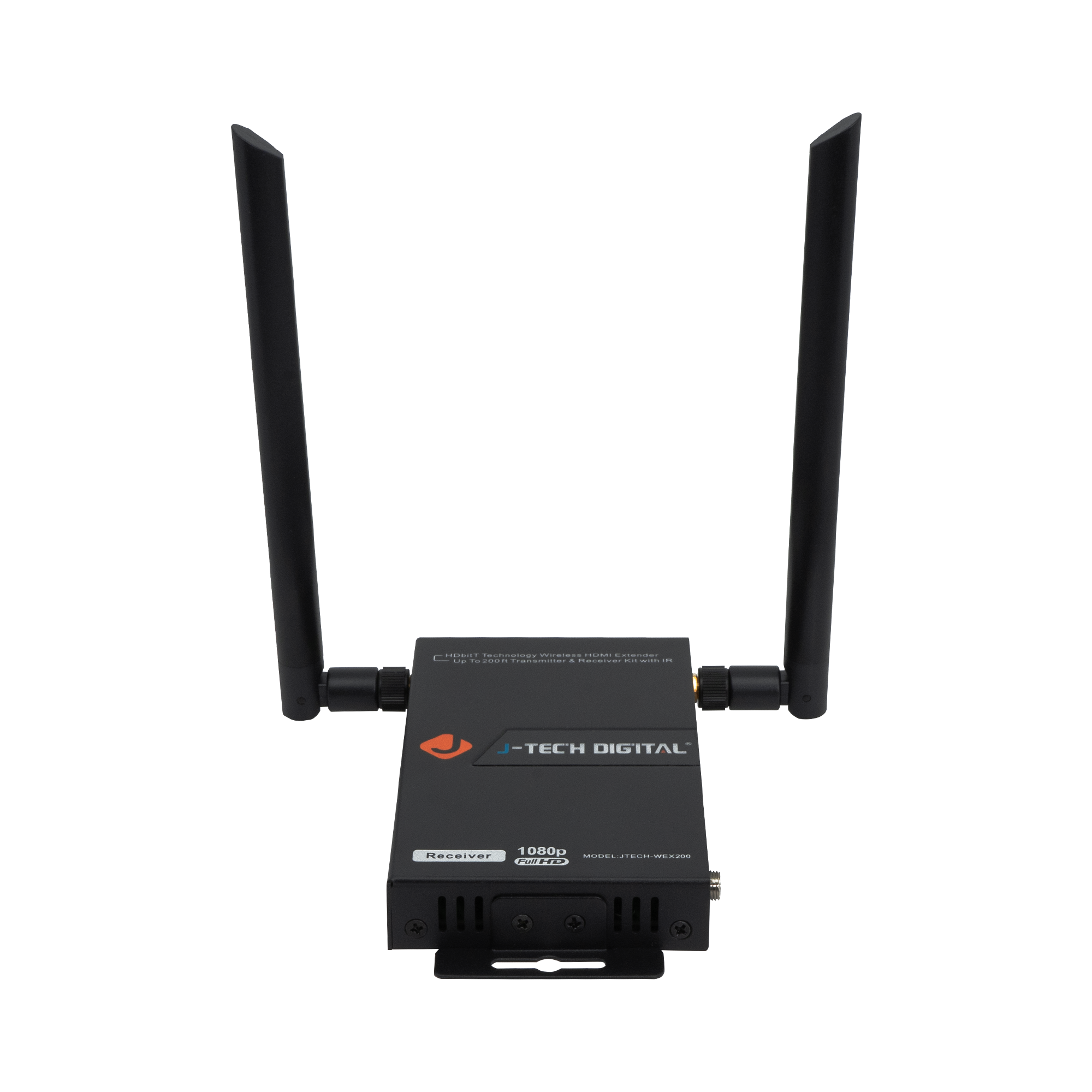 This is a receiver only listing that works with JTECH-WEX200 V2 wireless HDMI extender transmitter and receiver set by J-Tech Digital.