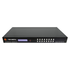4K 60Hz 8x8 HDMI Matrix Switcher with Coaxial Outputs | JTECH-8X8-H20