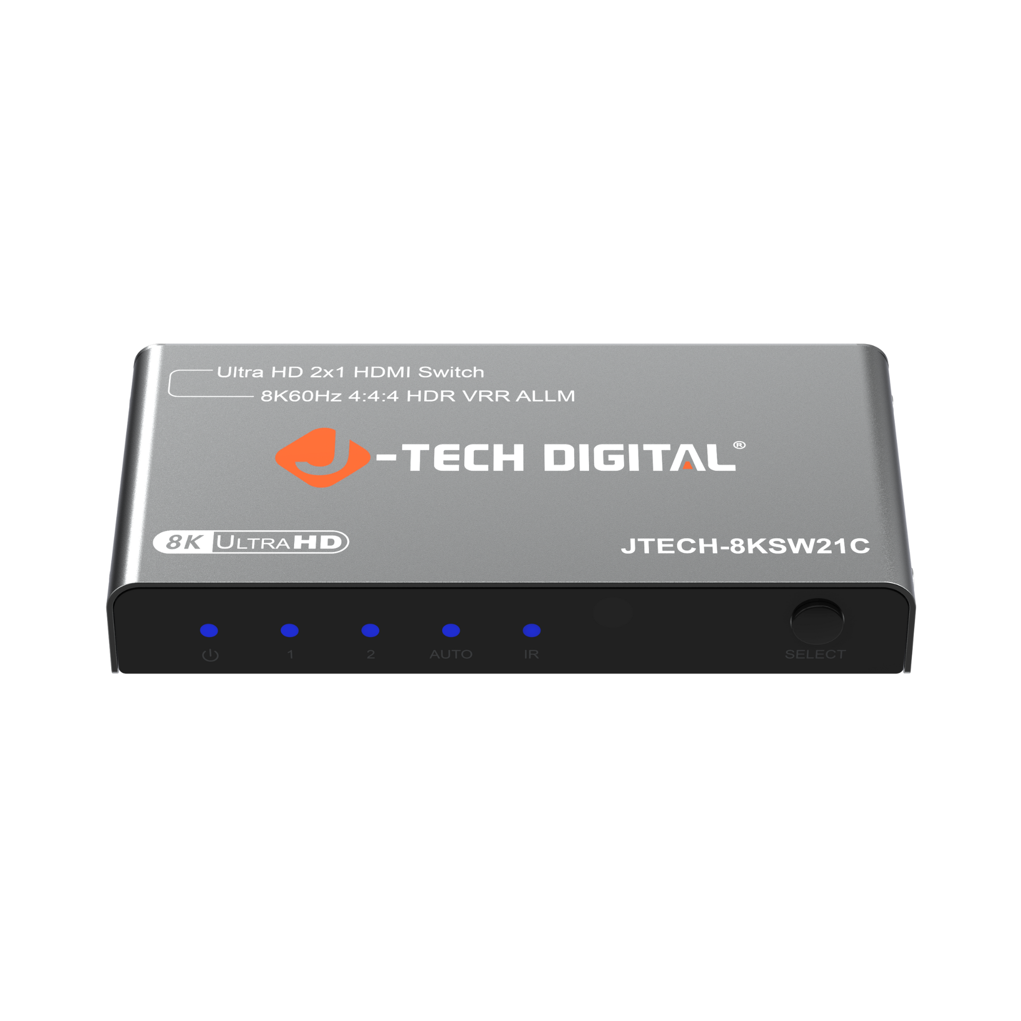 2x1 HDMI 2.1 Switch with Auto and Manual Switching