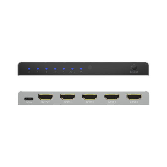 HDMI 2.1 Switch Supporting 8K@60Hz, 4K@120Hz, and HDR10+.