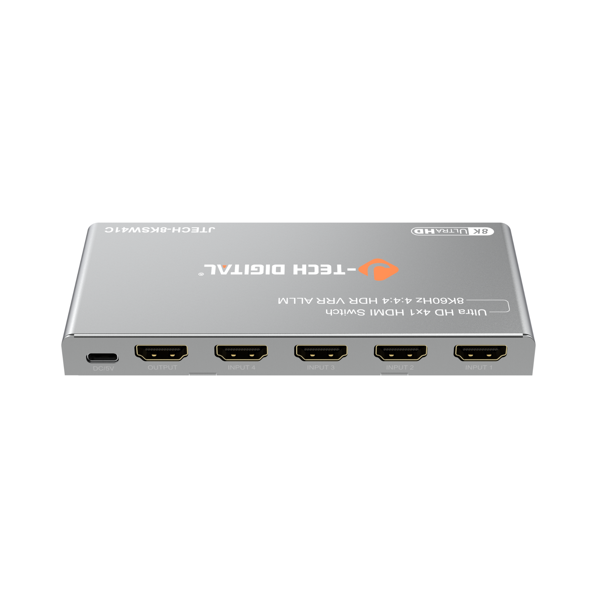 4x1 HDMI Switch with Auto and Manual Switching for 8K UHD.