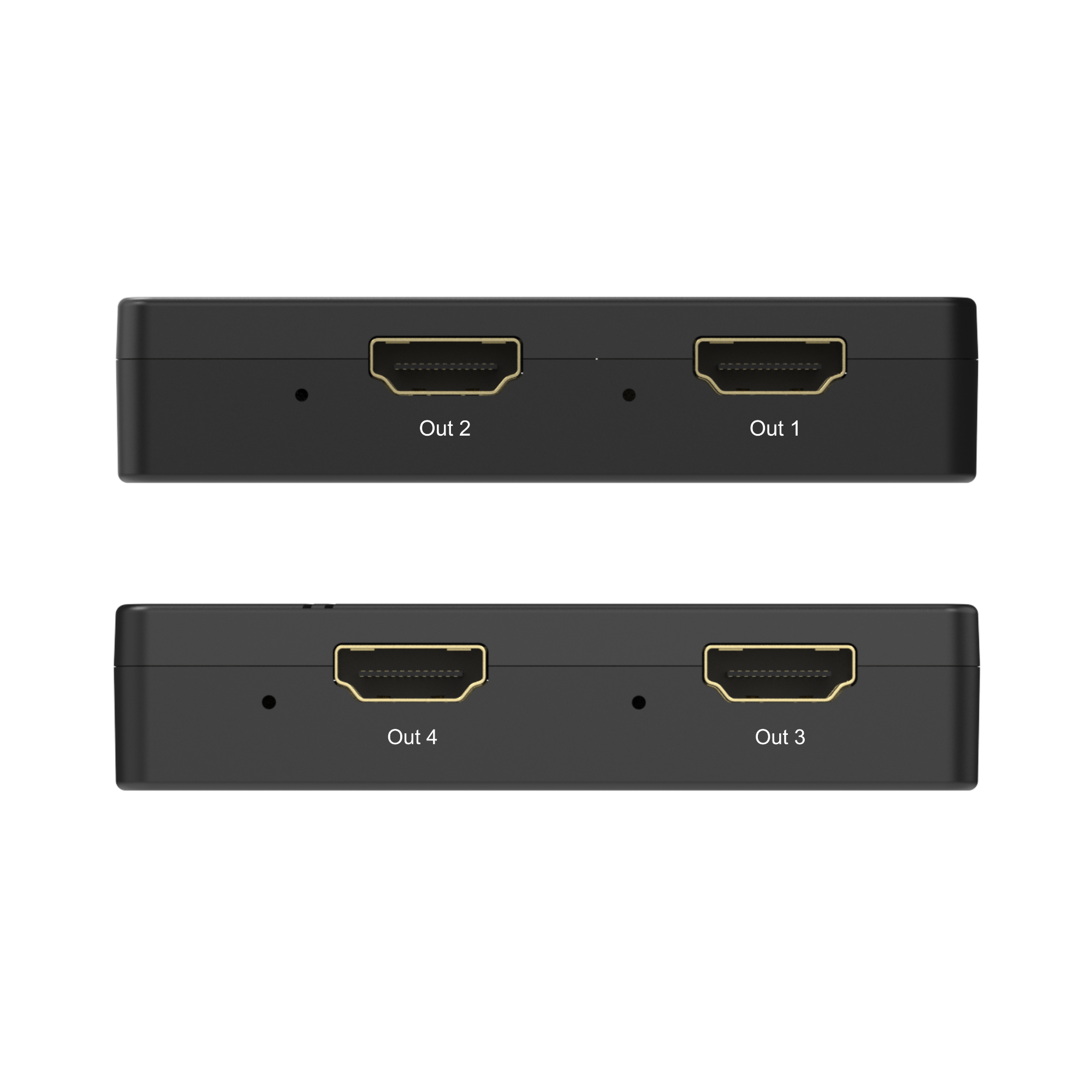 Send 1 HDMI signal to 4 displays with this 4K 1x4 HDMI splitter