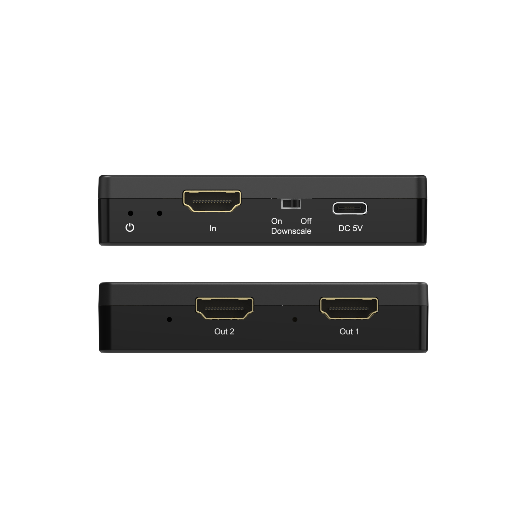 HDMI splitter with multi-resolution output