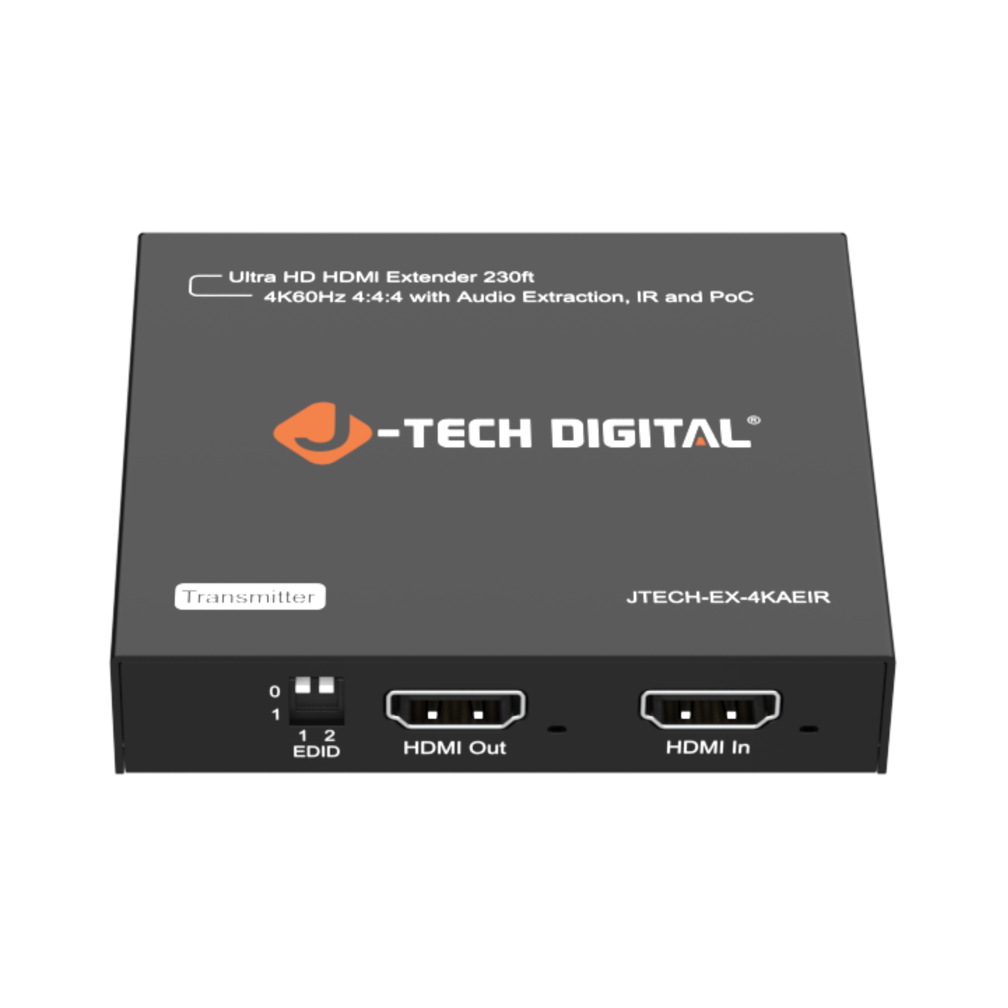Tech Digital HDMI extender device on a white background