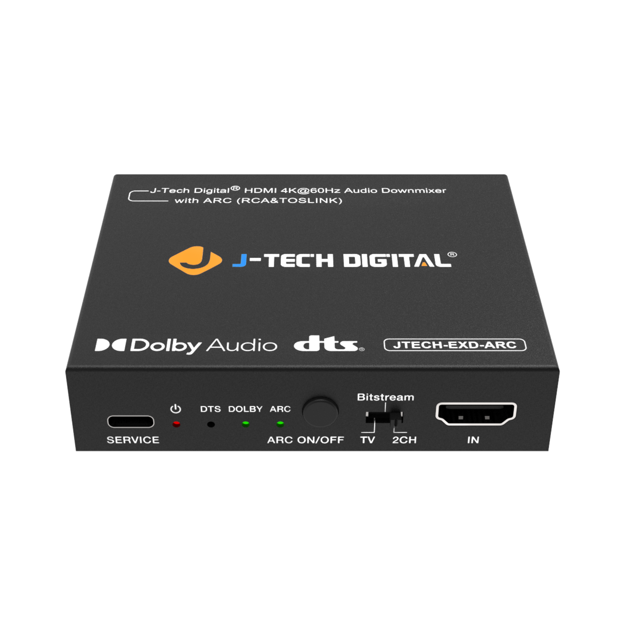 HDMI audio extractor with RCA & Optical outputs – Convert HDMI audio to RCA or SPDIF for external speakers, AV receivers, and home theaters.