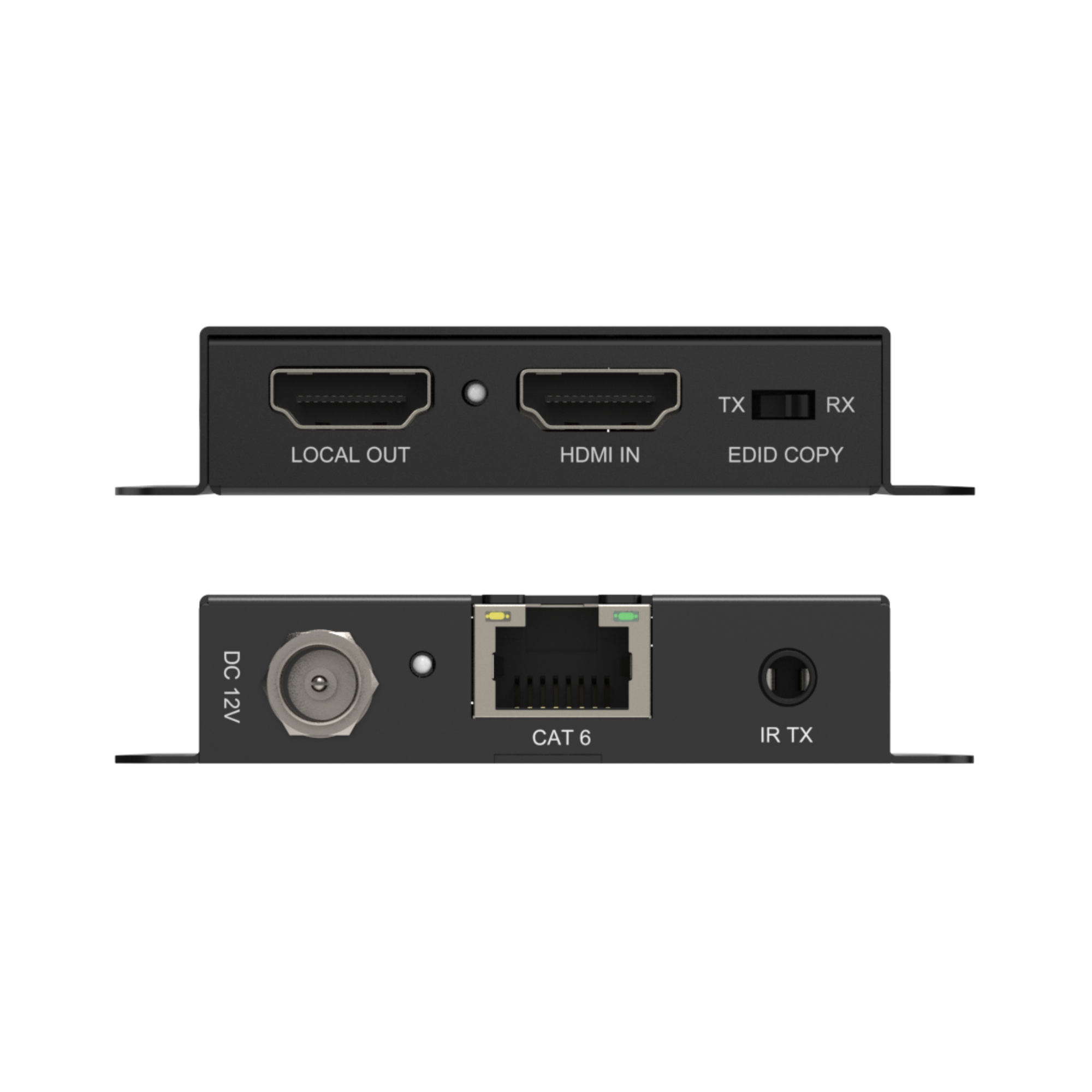 hdmi over ethernet extender transmitter balun ports