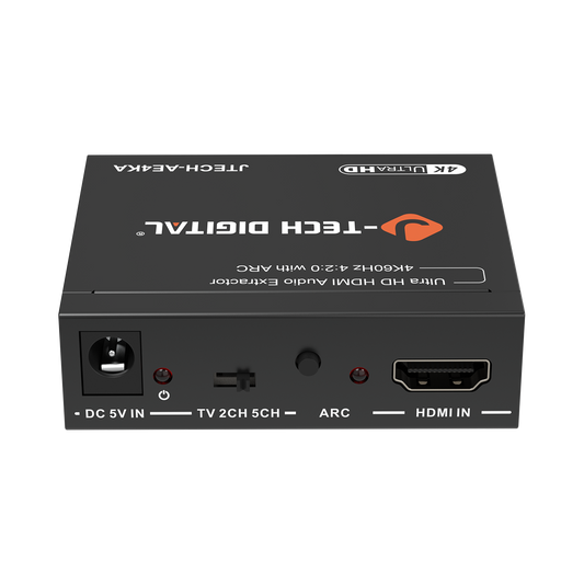 HDMI audio extractor with 4K 60Hz support for clear audio and video