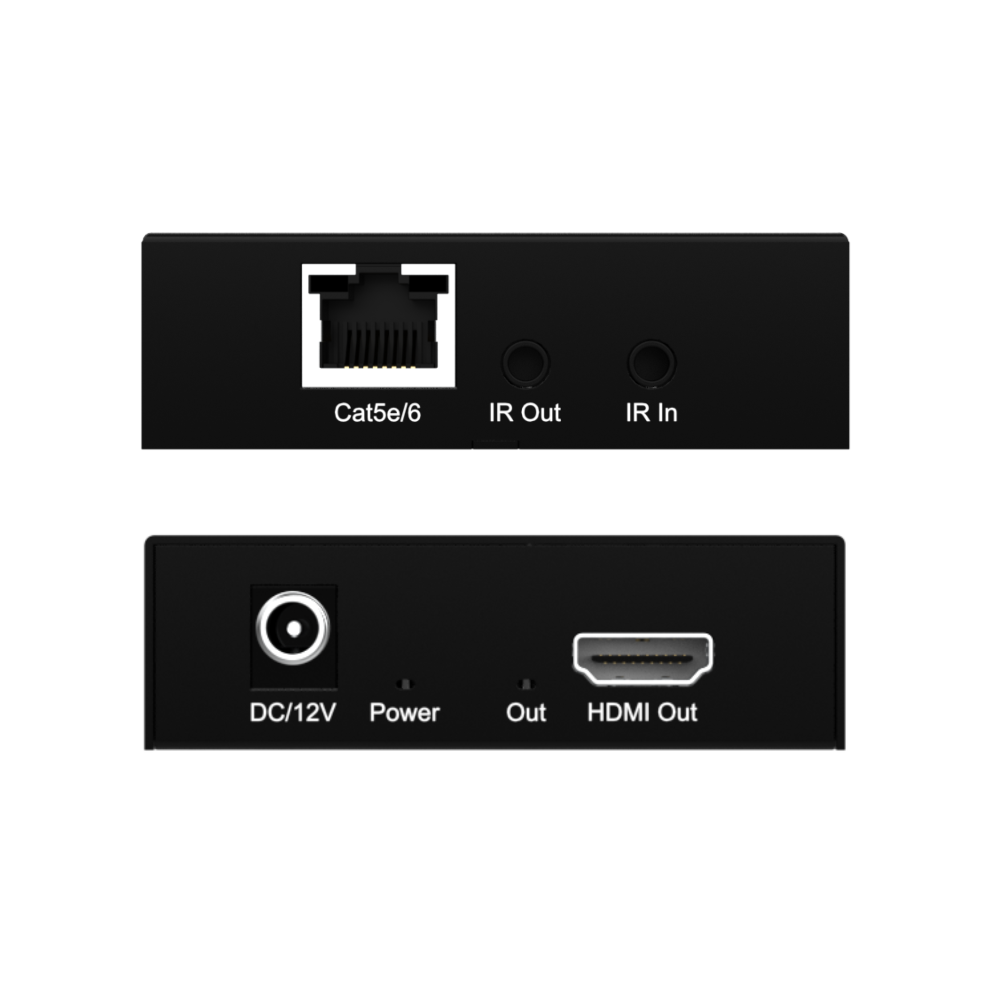 full hd 1080p 1x8 hdmi splitter receiver ports overview