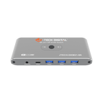 8K 60Hz DisplayPort KVM Switch | 2x1 USB 3.0