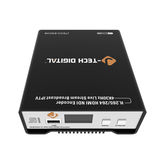 4k hdmi livestream ip tv encoder front view