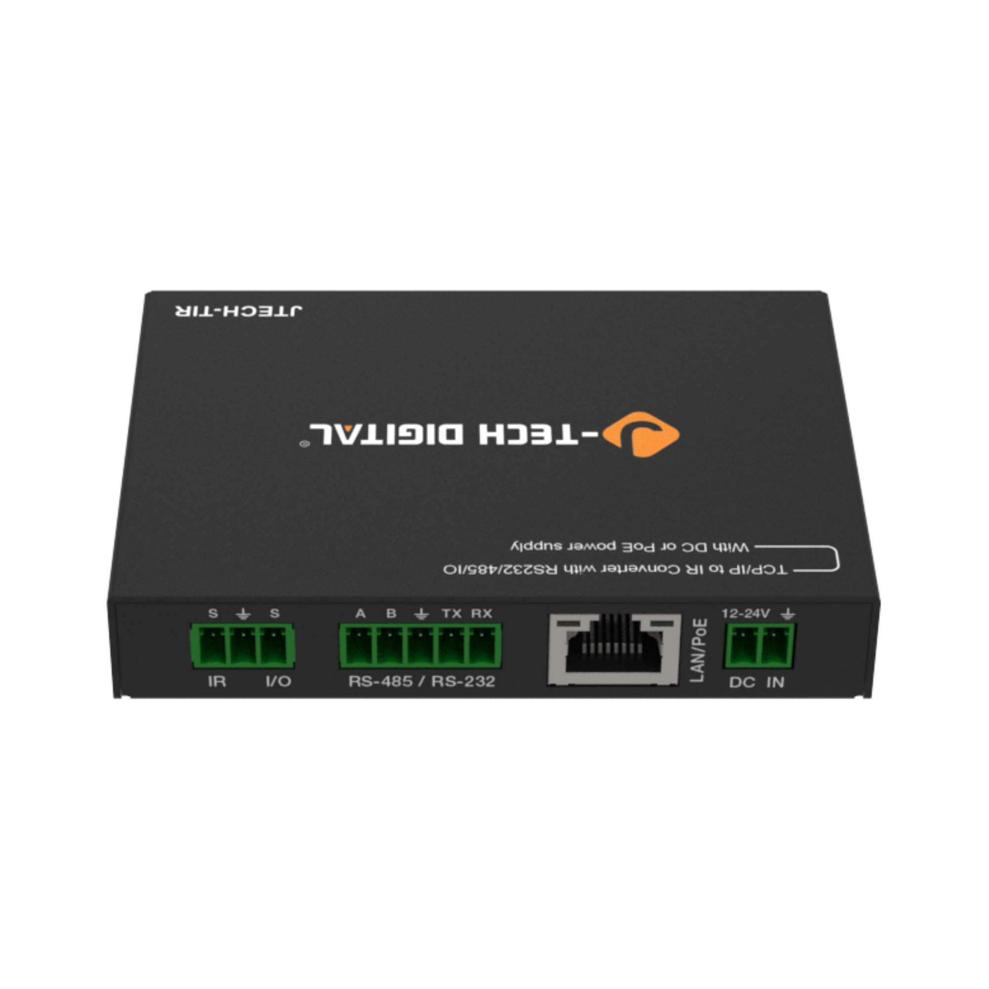 jtd-3212 TCP/IP to IR Converter with RS232/485/IO back angle