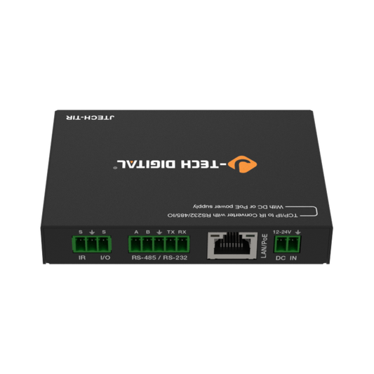 jtd-3212 TCP/IP to IR Converter with RS232/485/IO back angle