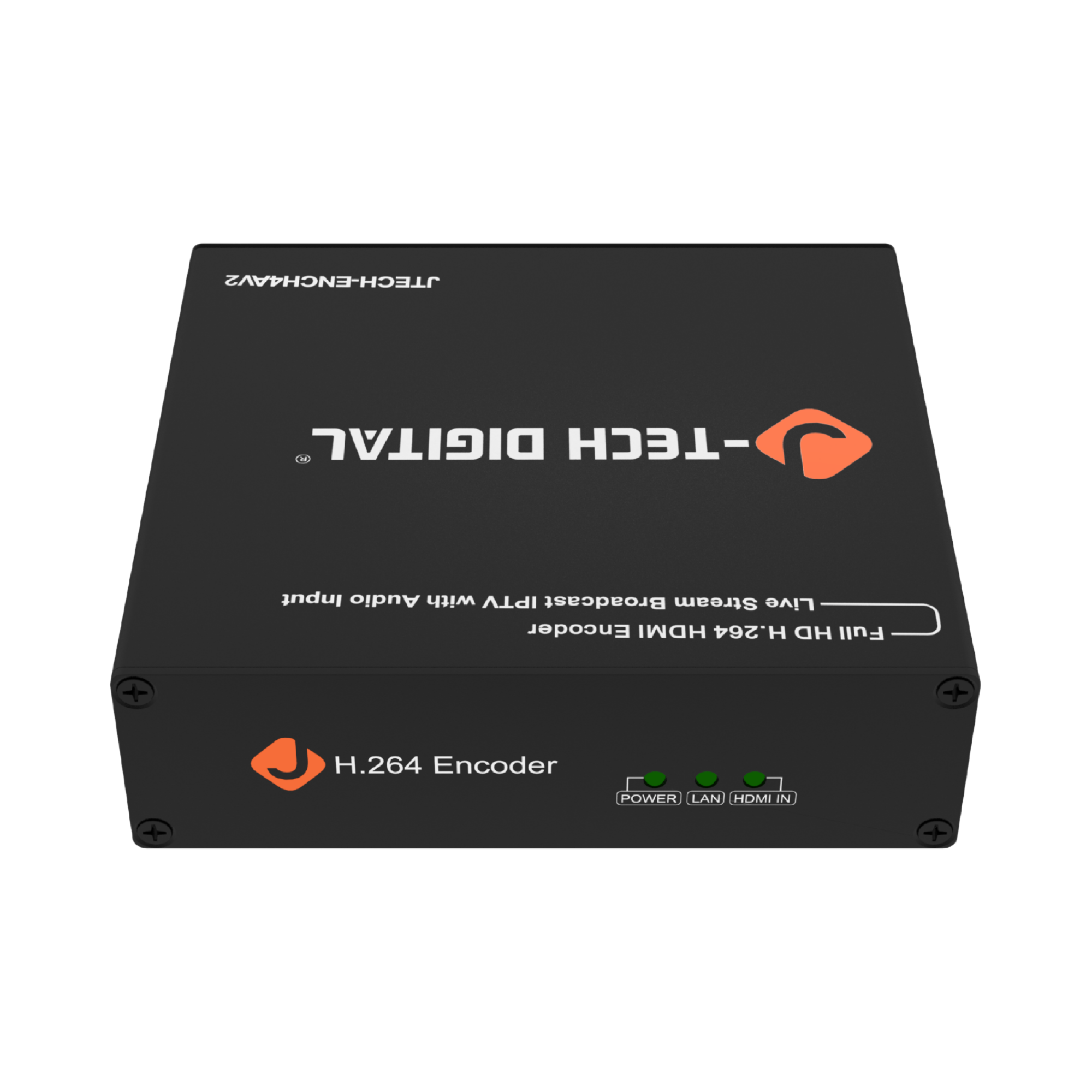 H.264 Encoder box with J-TECH DIGITAL branding on a white background