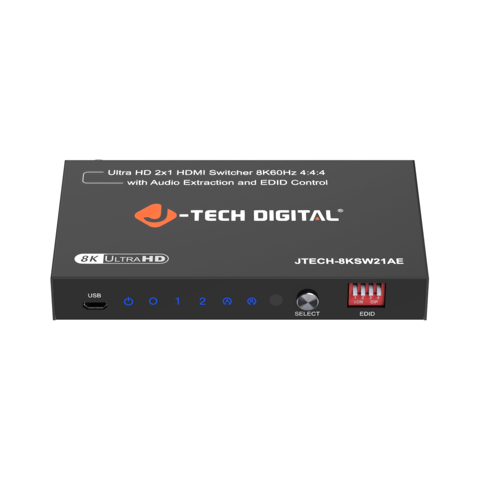 8K HDMI Switch 2 In 1 Out | Audio Extraction 8K HDMI Switch 2 In 1 Out | Audio Extraction