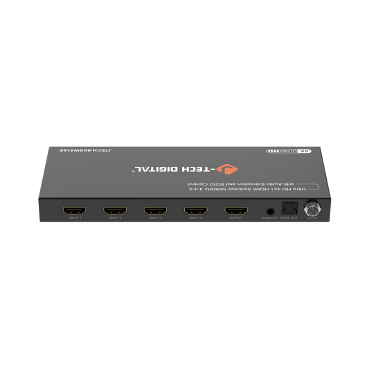 8k 60hz 4k 120hz 1080p 240hz 2x1 hdmi switch switcher back view