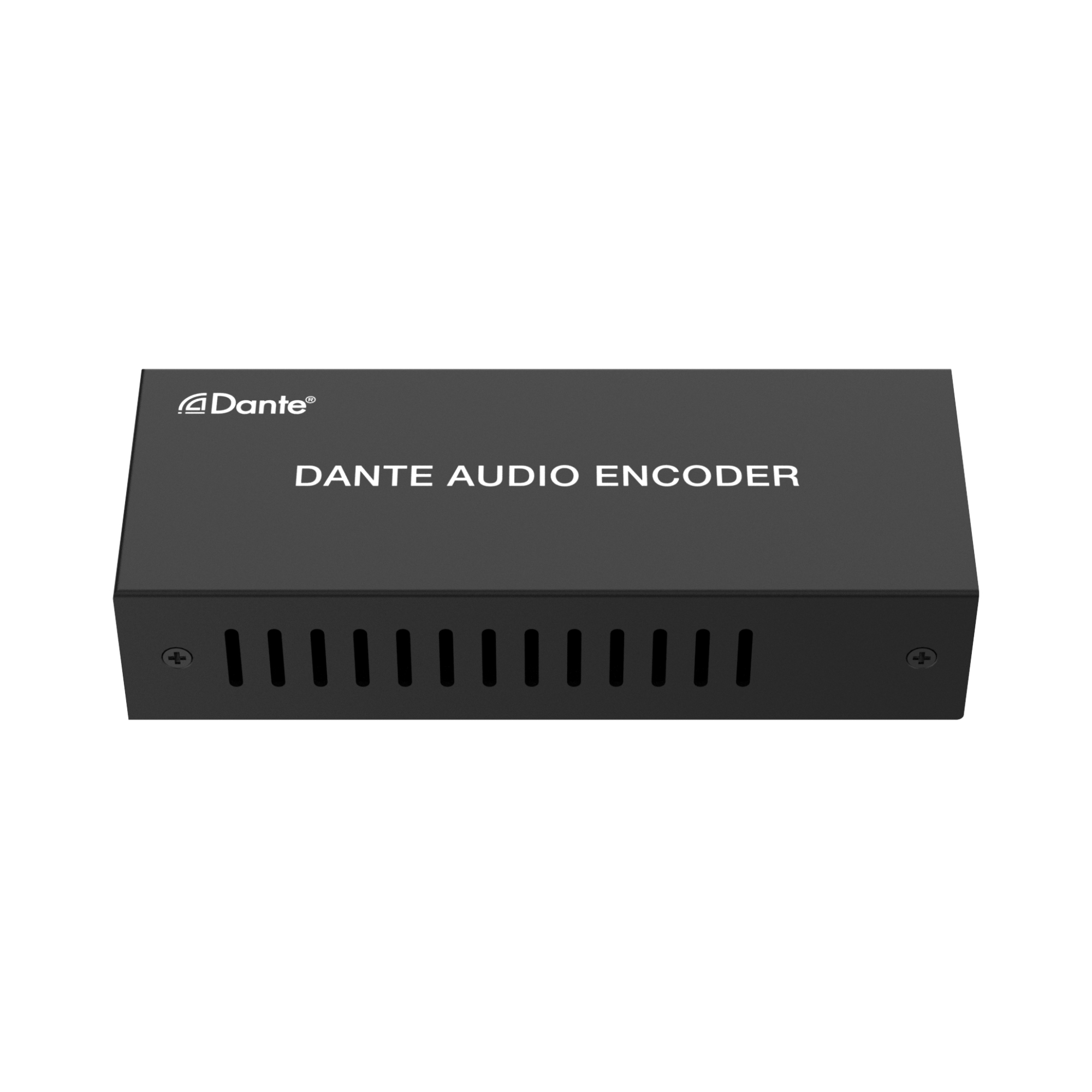 Dante audio encoder on a white background