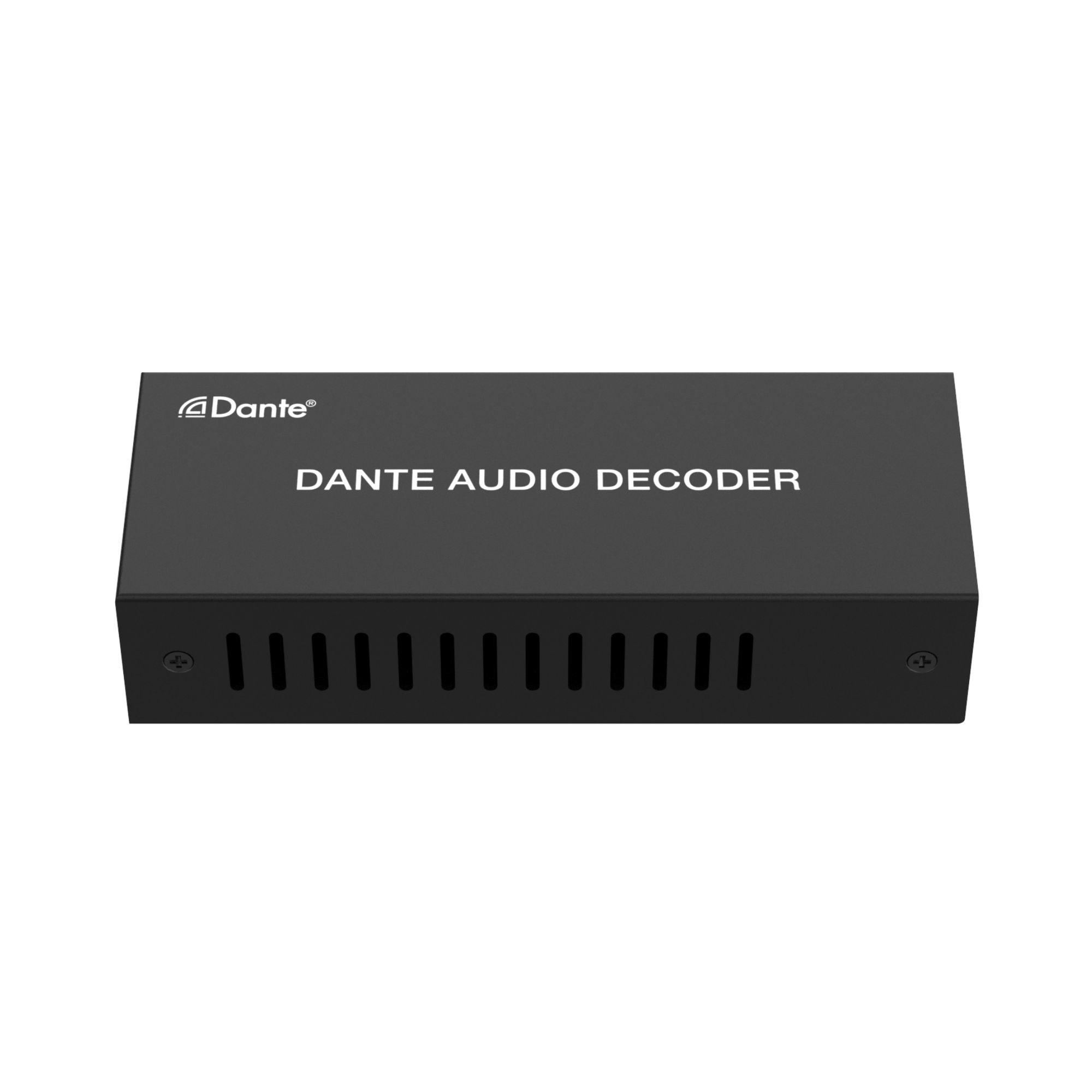 Dante audio decoder on a white background